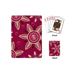 Background Non Seamless Pattern Art Playing Cards Single Design (mini) by Pakrebo