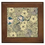 Abstract Art Artistic Botanical Framed Tiles Front