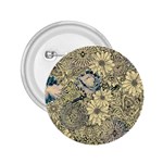 Abstract Art Artistic Botanical 2.25  Buttons Front