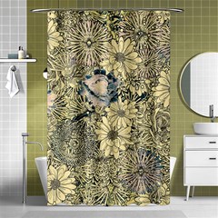 Abstract Art Artistic Botanical Shower Curtain 48  X 72  (small)  by Pakrebo