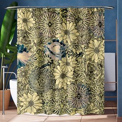 Abstract Art Artistic Botanical Shower Curtain 60  X 72  (medium)  by Pakrebo