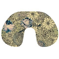 Abstract Art Artistic Botanical Travel Neck Pillow by Pakrebo