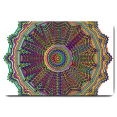 Mandala Decorative Ornamental Large Doormat  by Pakrebo