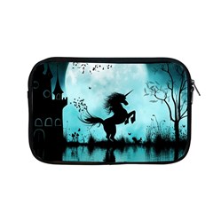 Wonderful Unicorn Silhouette In The Night Apple Macbook Pro 13  Zipper Case by FantasyWorld7