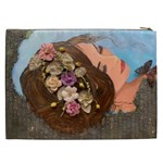 Flower crown Cosmetic Bag (XXL) Back