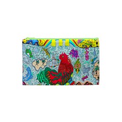 Supersonic Key West Gypsy Blast Cosmetic Bag (xs) by chellerayartisans