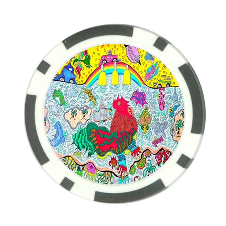 Supersonic Key West Gypsy Blast Poker Chip Card Guard