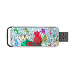 Supersonic Key West Gypsy Blast Portable Usb Flash (two Sides) by chellerayartisans