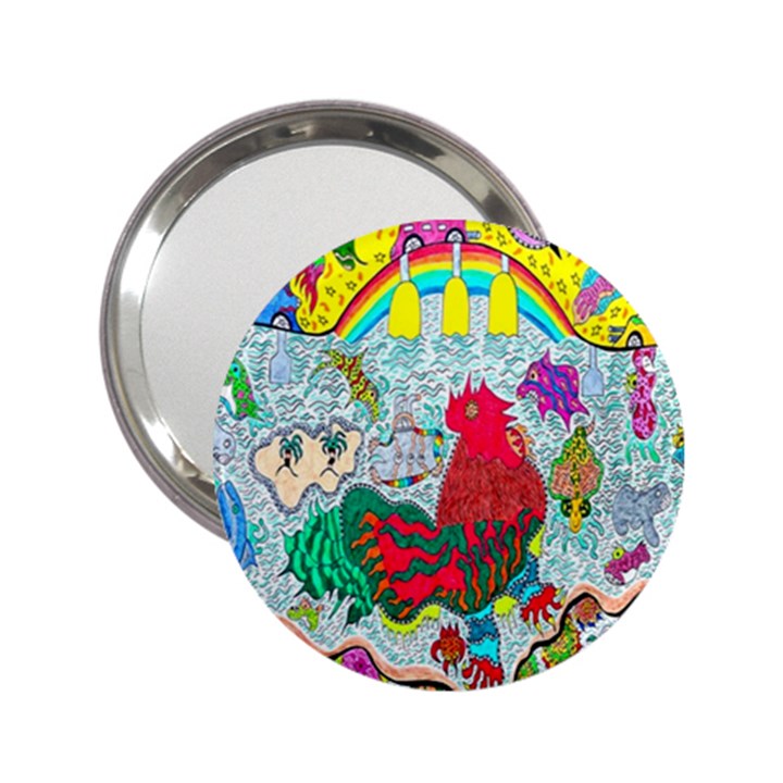 Supersonic Key West Gypsy Blast 2.25  Handbag Mirrors