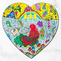 Supersonic Key West Gypsy Blast Jigsaw Puzzle (heart)