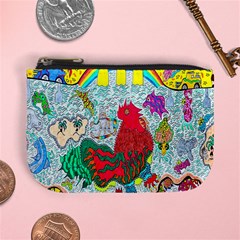 Supersonic Key West Gypsy Blast Mini Coin Purse by chellerayartisans