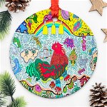 Supersonic Key West Gypsy Blast Round Ornament (Two Sides) Front