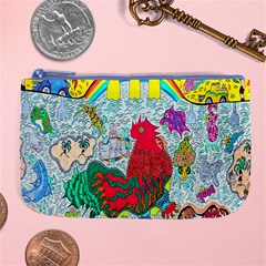 Supersonic Key West Gypsy Blast Large Coin Purse by chellerayartisans