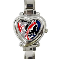 Againstthetide Heart Italian Charm Watch by designsbyamerianna