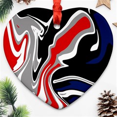 Againstthetide Heart Ornament (two Sides) by designsbyamerianna