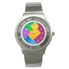 Geometry Nothing Color Stainless Steel Watch by Mariart