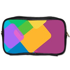 Geometry Nothing Color Toiletries Bag (two Sides) by Mariart