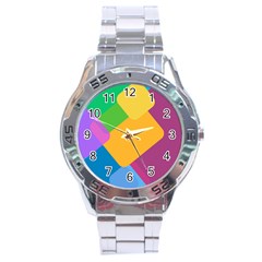 Geometry Nothing Color Stainless Steel Analogue Watch by Mariart