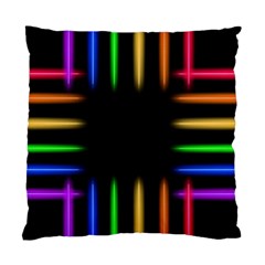 Neon Light Abstract Pattern Standard Cushion Case (one Side)