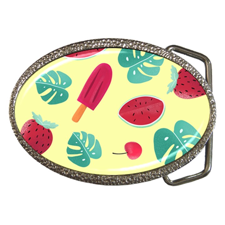 Watermelon Leaves Strawberry Belt Buckles