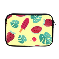 Watermelon Leaves Strawberry Apple Macbook Pro 17  Zipper Case