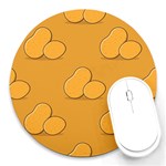 Fresh Potato Root Round Mousepads Front