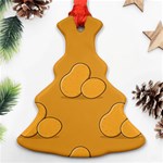 Fresh Potato Root Christmas Tree Ornament (Two Sides) Back