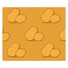 Fresh Potato Root Double Sided Flano Blanket (small) 