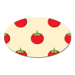 Fresh Tomato Oval Magnet by HermanTelo