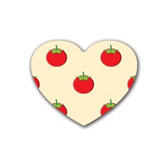 Fresh Tomato Heart Coaster (4 Pack) 