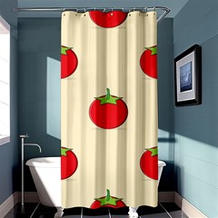 Fresh Tomato Shower Curtain 36  X 72  (stall) 