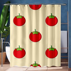 Fresh Tomato Shower Curtain 60  X 72  (medium) 