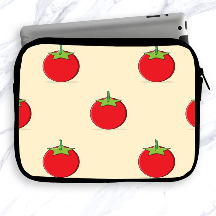 Fresh Tomato Apple iPad 2/3/4 Zipper Cases