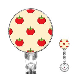 Fresh Tomato Stainless Steel Nurses Watch