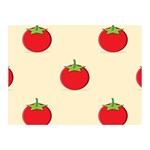 Fresh Tomato Double Sided Flano Blanket (Mini)  35 x27  Blanket Back