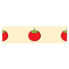 Fresh Tomato Satin Scarf (oblong)