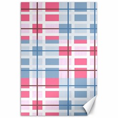 Fabric Textile Plaid Canvas 24  X 36 