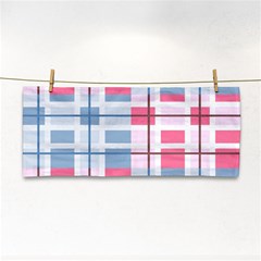 Fabric Textile Plaid Hand Towel