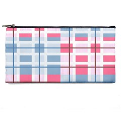 Fabric Textile Plaid Pencil Cases