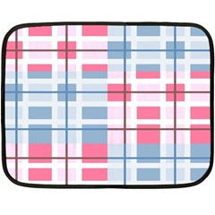 Fabric Textile Plaid Double Sided Fleece Blanket (mini)  by HermanTelo