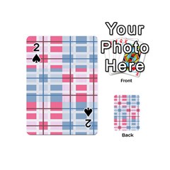 Fabric Textile Plaid Playing Cards 54 Designs (mini)