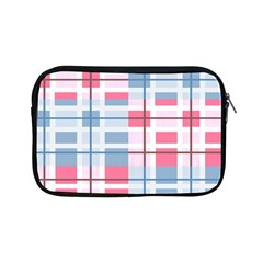 Fabric Textile Plaid Apple Ipad Mini Zipper Cases by HermanTelo