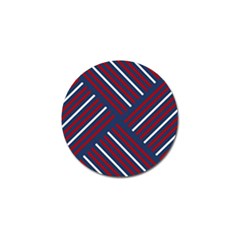 Geometric Background Stripes Golf Ball Marker by HermanTelo