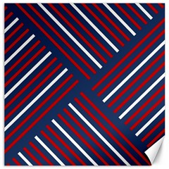 Geometric Background Stripes Canvas 12  X 12 