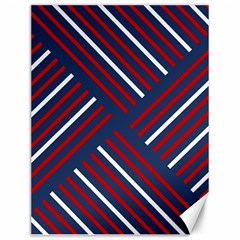 Geometric Background Stripes Canvas 12  X 16 