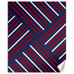 Geometric Background Stripes Canvas 16  X 20 