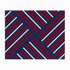 Geometric Background Stripes Small Glasses Cloth (2 Sides)