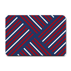 Geometric Background Stripes Small Doormat 