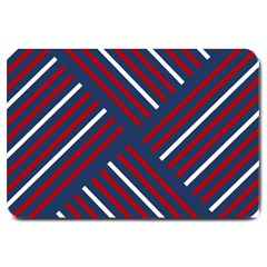 Geometric Background Stripes Large Doormat 