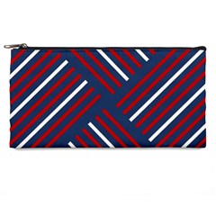 Geometric Background Stripes Pencil Cases